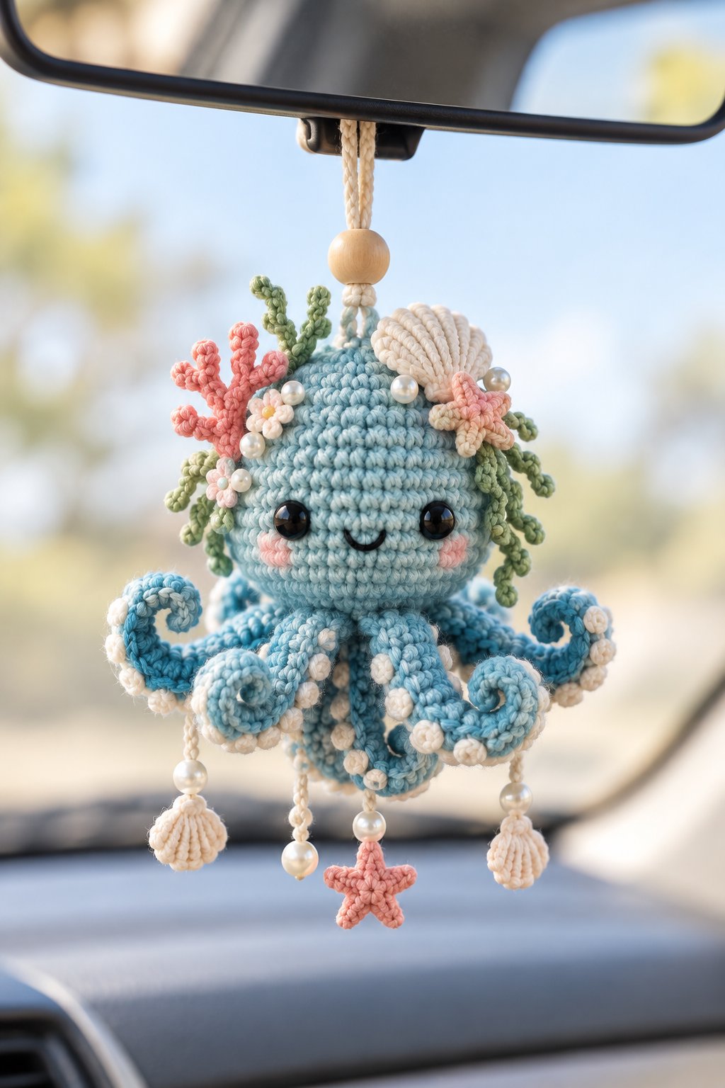 DIY 04 Polvo Pendente - Crochet Tutorial