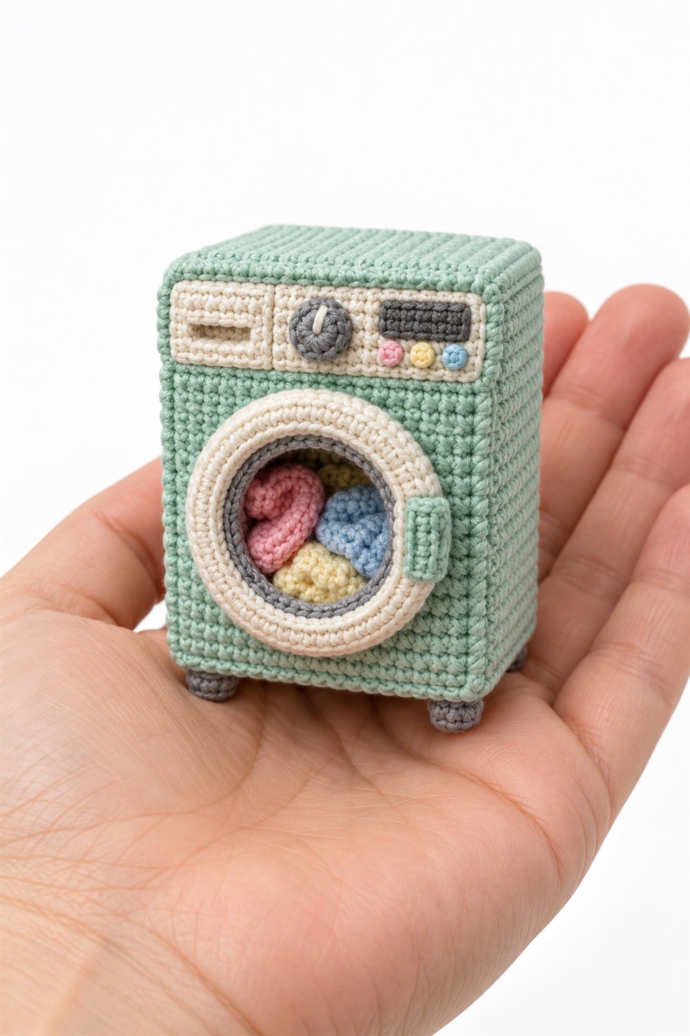 1000 Maquina De Lavar Menta - Amigurumi Pattern