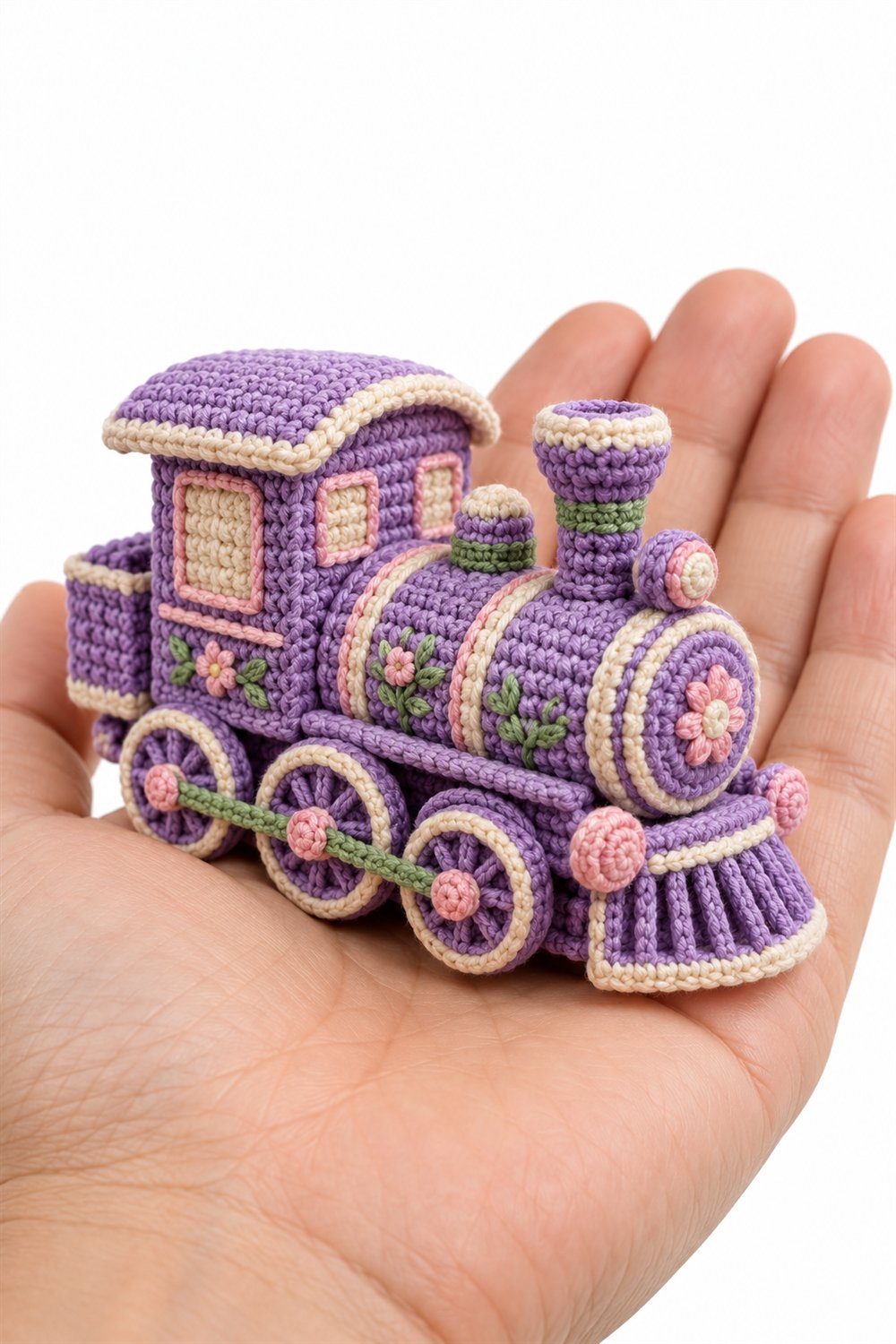 1009 Locomotiva Lilas - Crochet Pattern