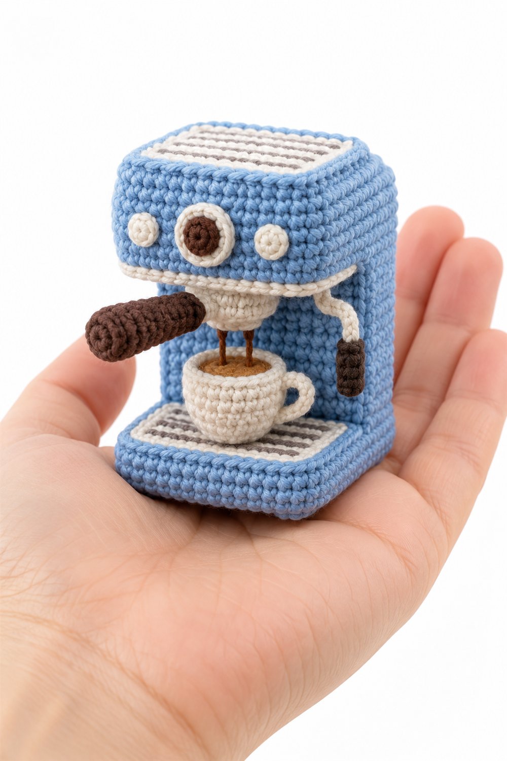 1075 Blue Coffee Machine - Step by Step