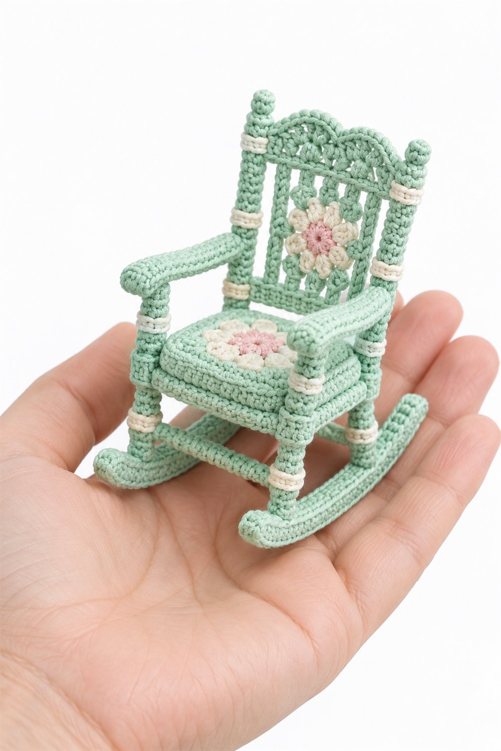 Crochet 1087 Mint Rocking Chair - Pattern