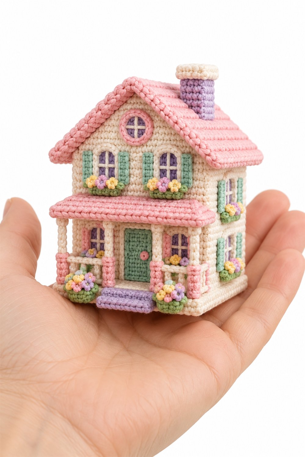 1090 Pastel Dollhouse - Crochet Pattern