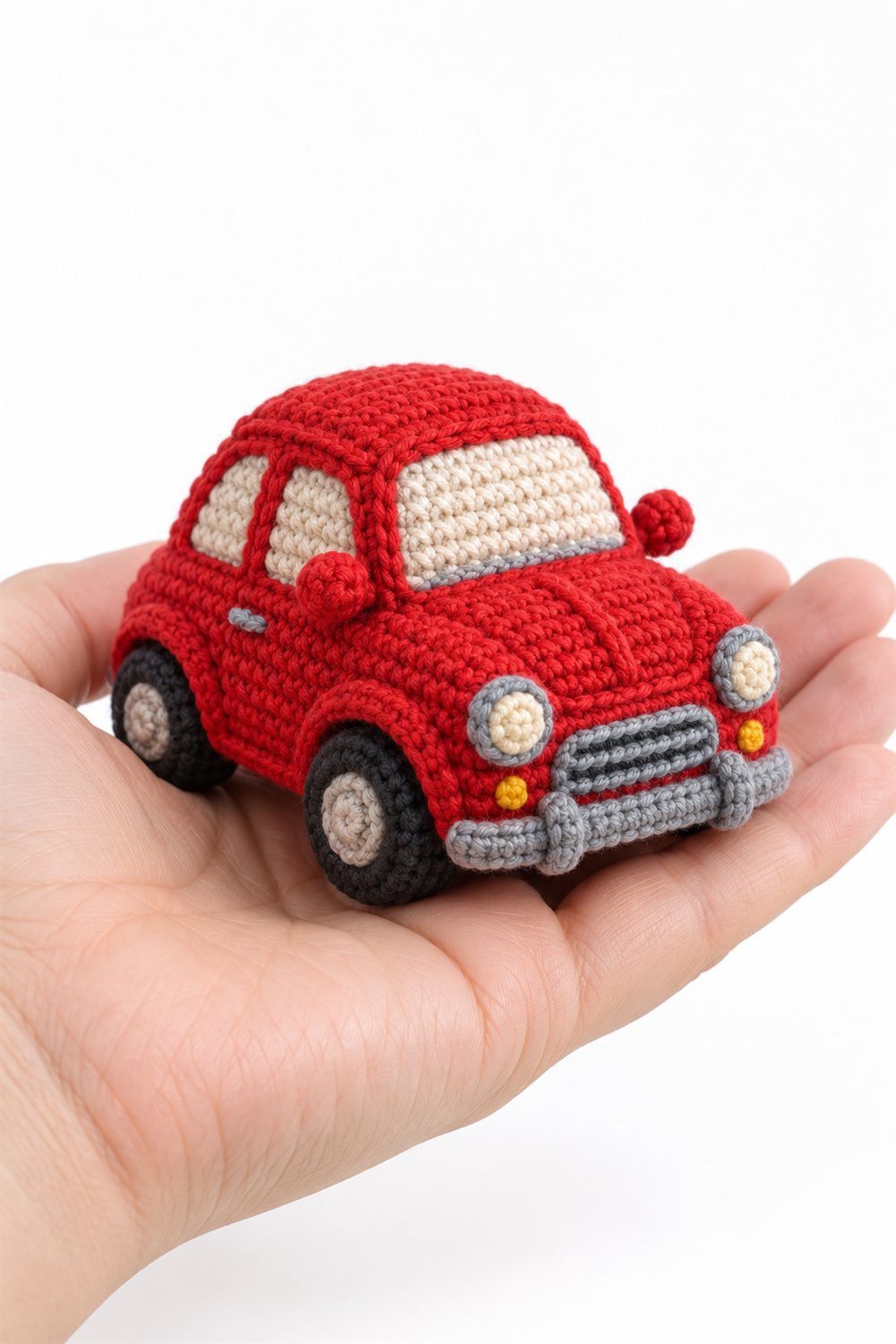 1091 Red Toy Car - Amigurumi Pattern