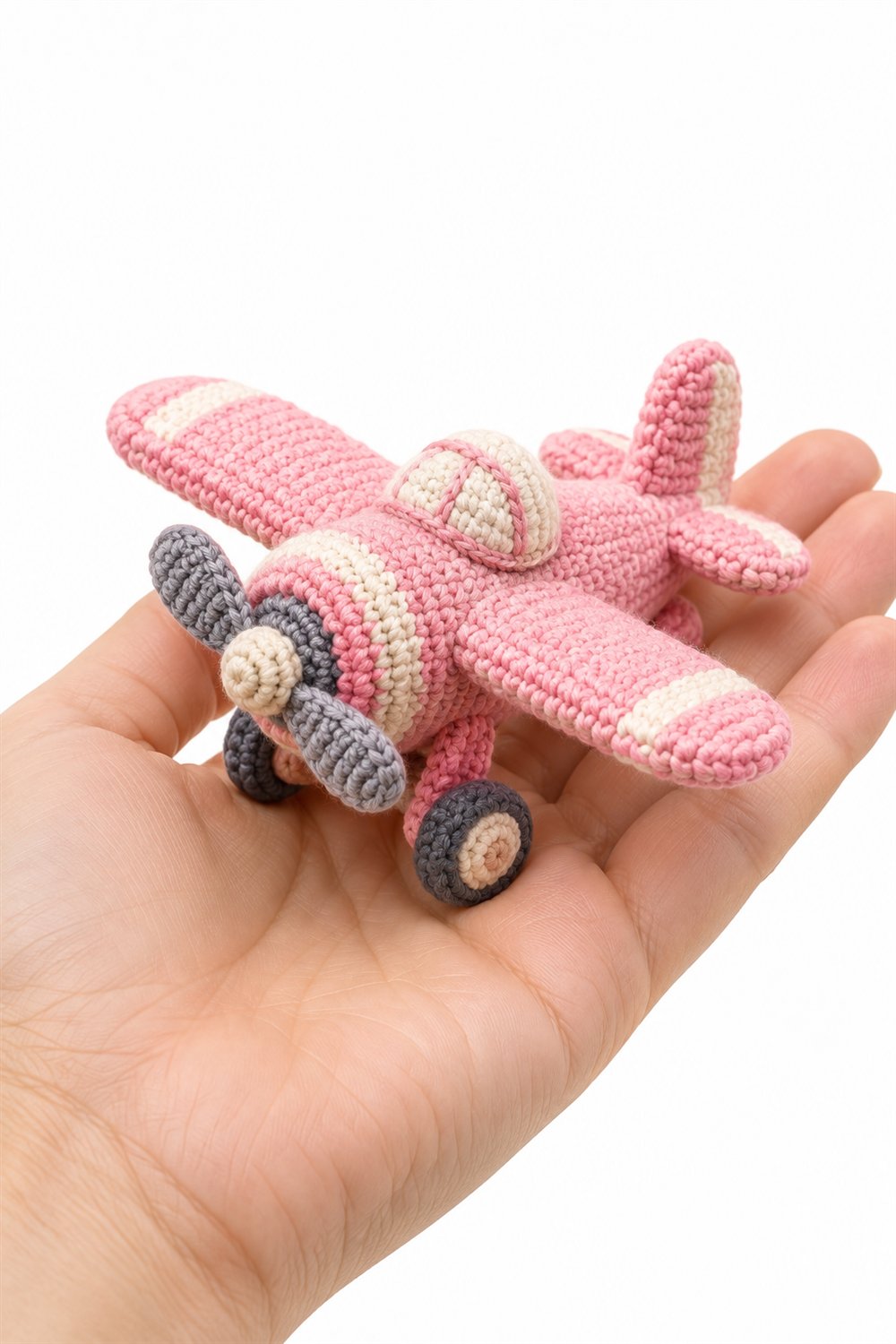 1093 Pink Toy Airplane - Step by Step