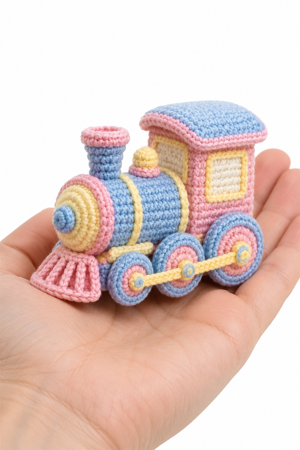Crochet 1096 Pastel Toy Locomotive - Pattern