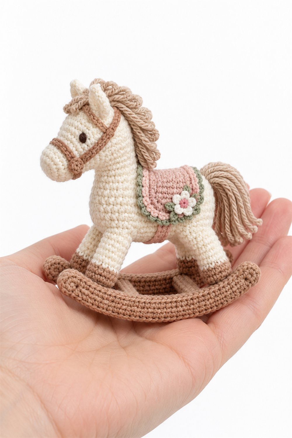 How to Crochet 1100 Cream Rocking Horse