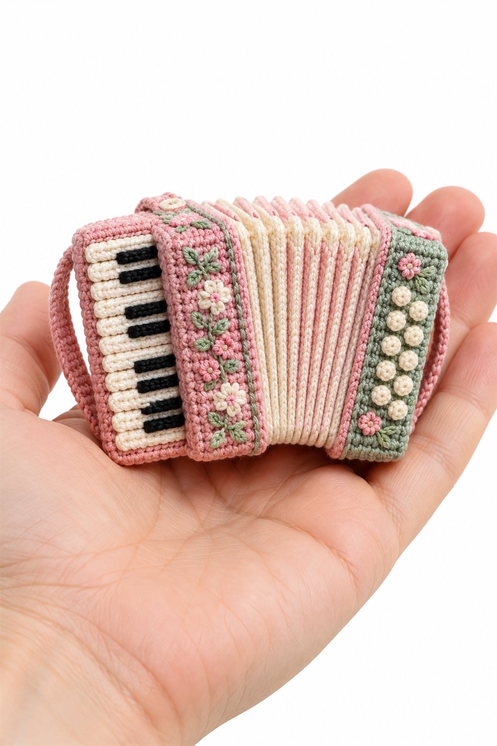 DIY 1102 Pastel Accordion - Crochet Tutorial