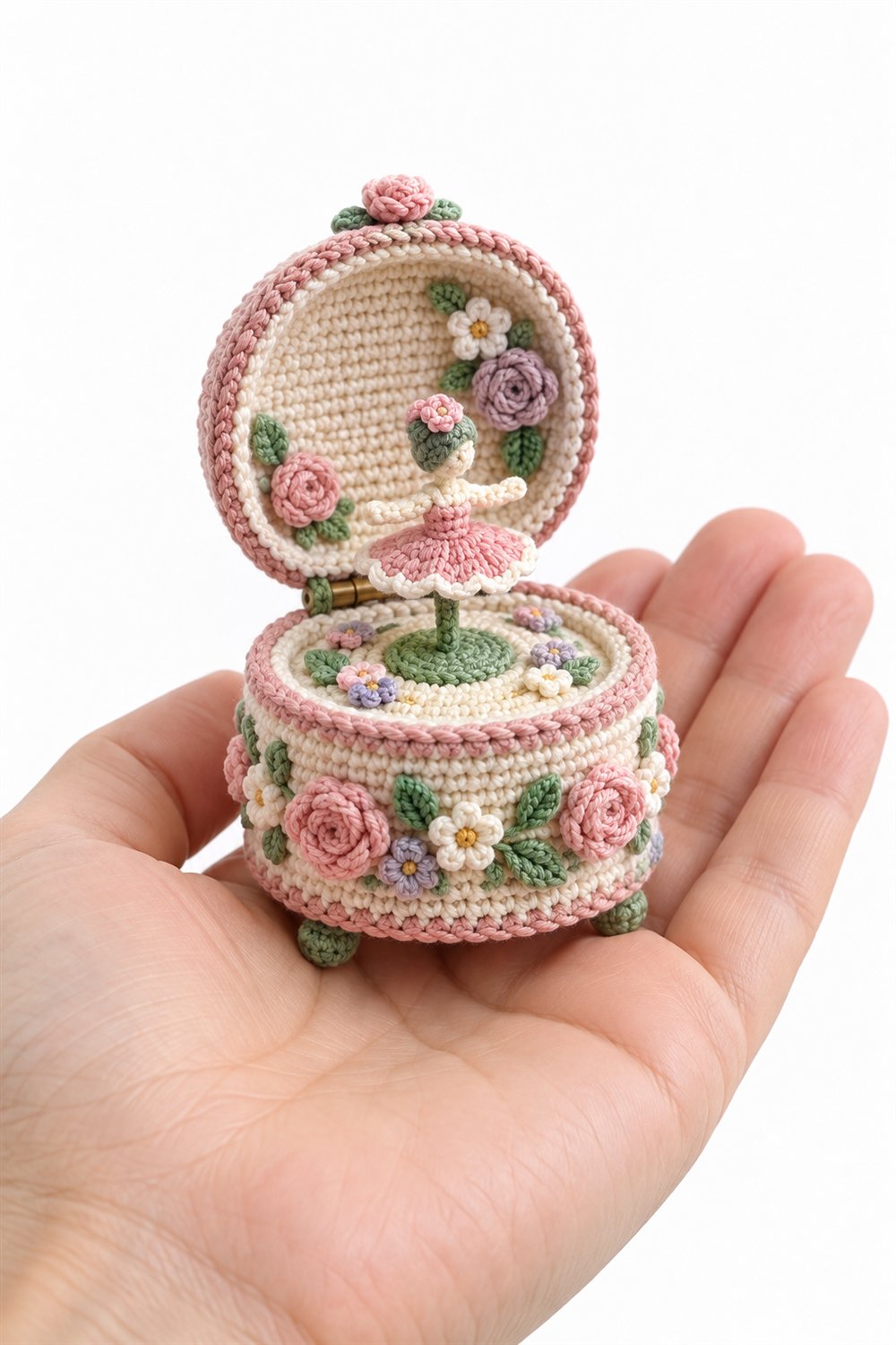 1110 Floral Music Box - Step by Step