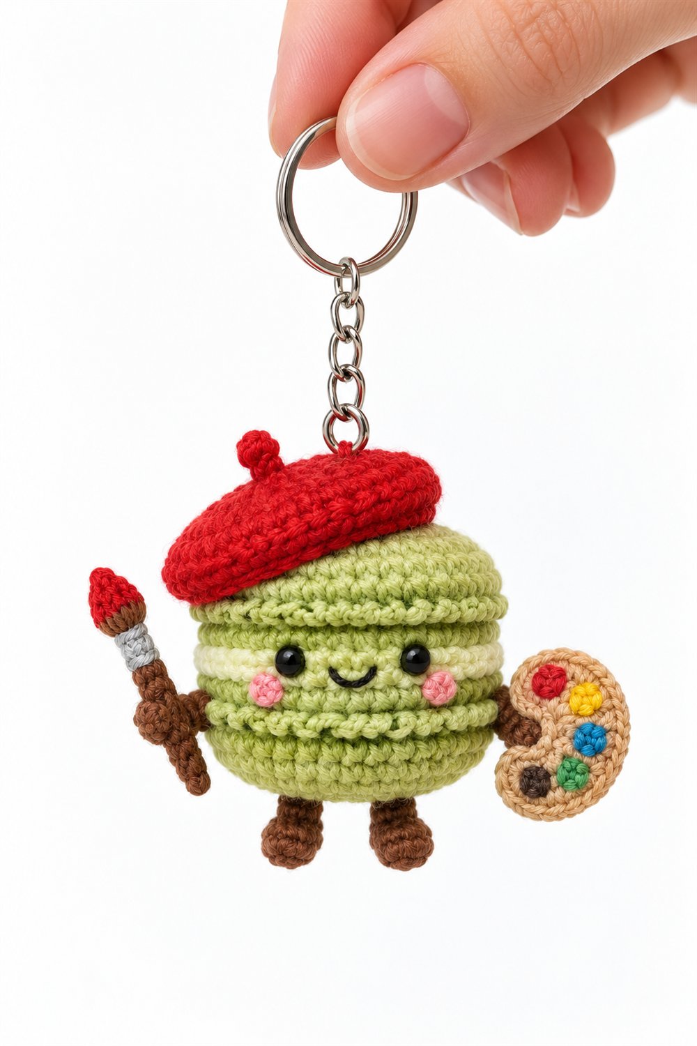 127 Macaron Pistache Pintor - Amigurumi Pattern