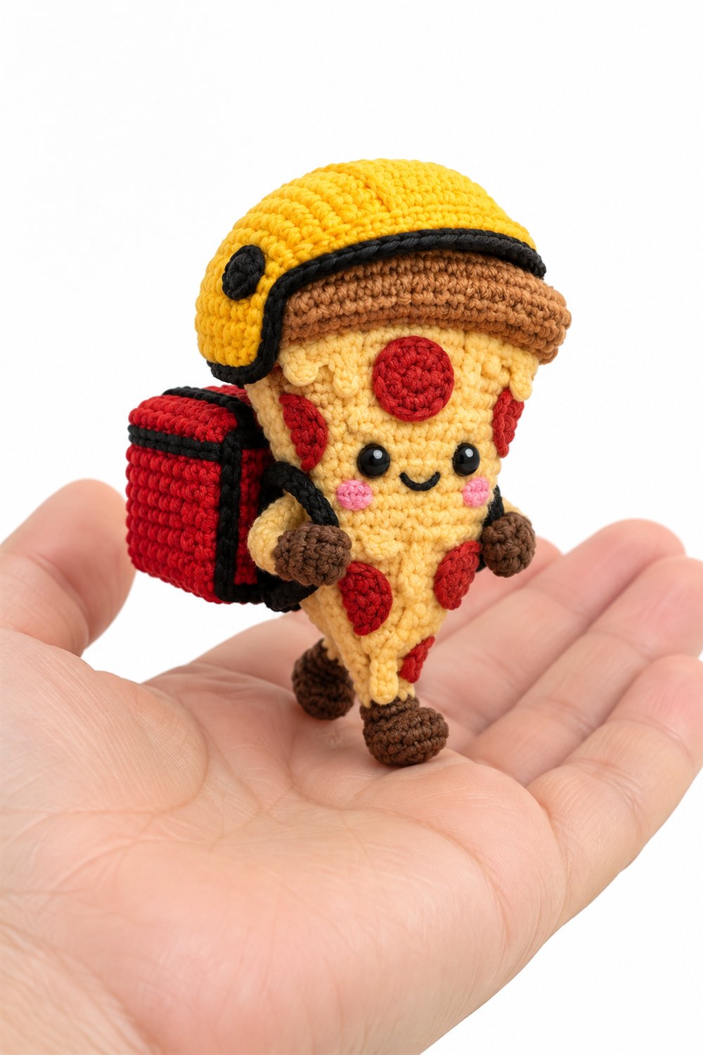 How to Crochet 128 Fatia De Pizza Entregadora