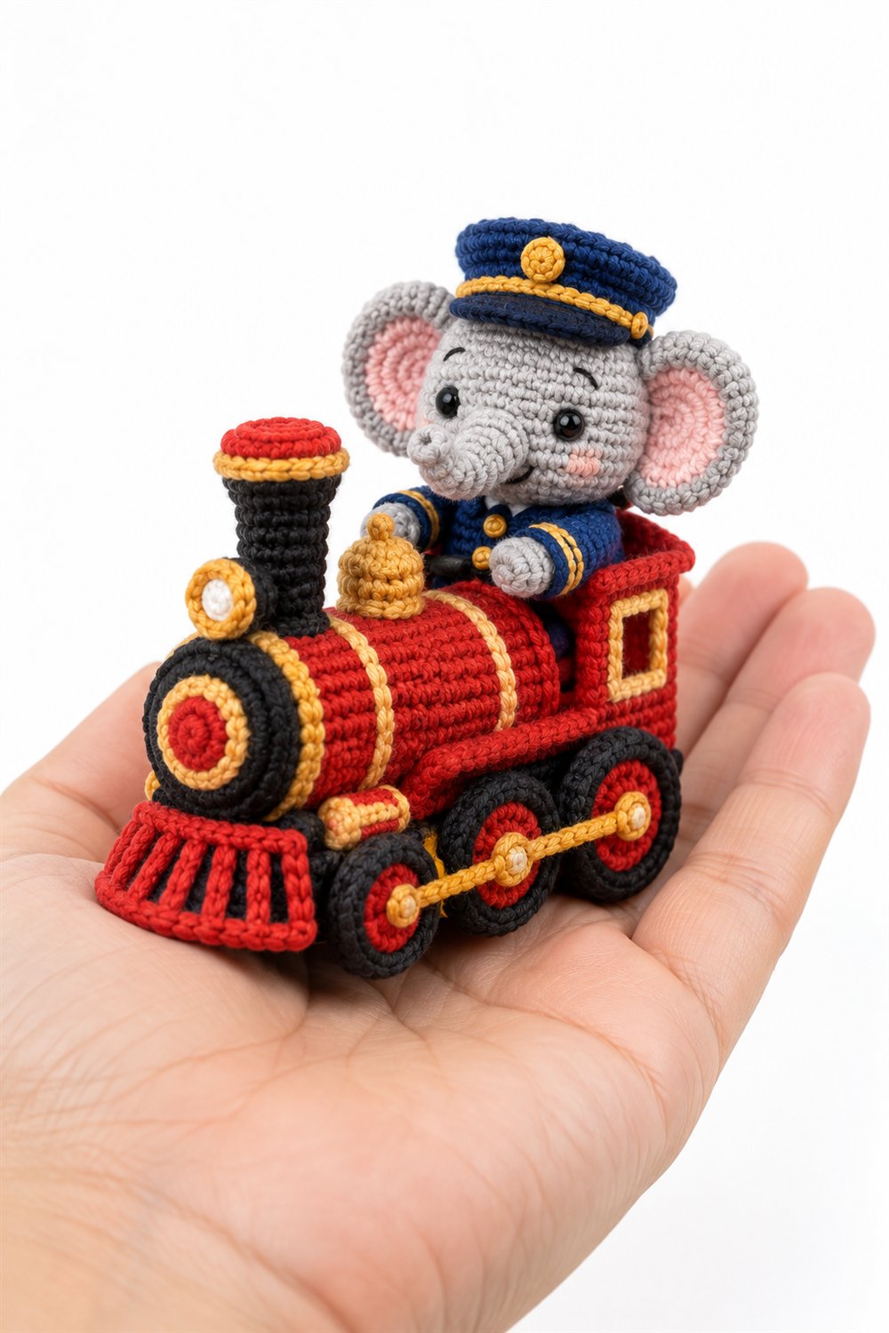 166 Elefante Bebe Maquinista - Amigurumi Pattern