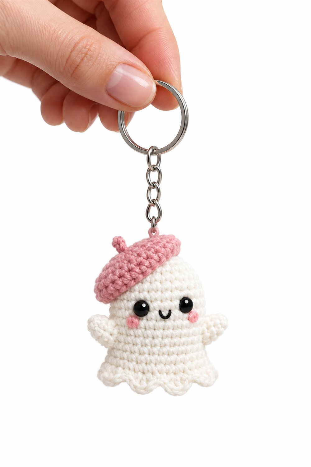 Crochet 17 Fantasma De Boina Rosa - Pattern