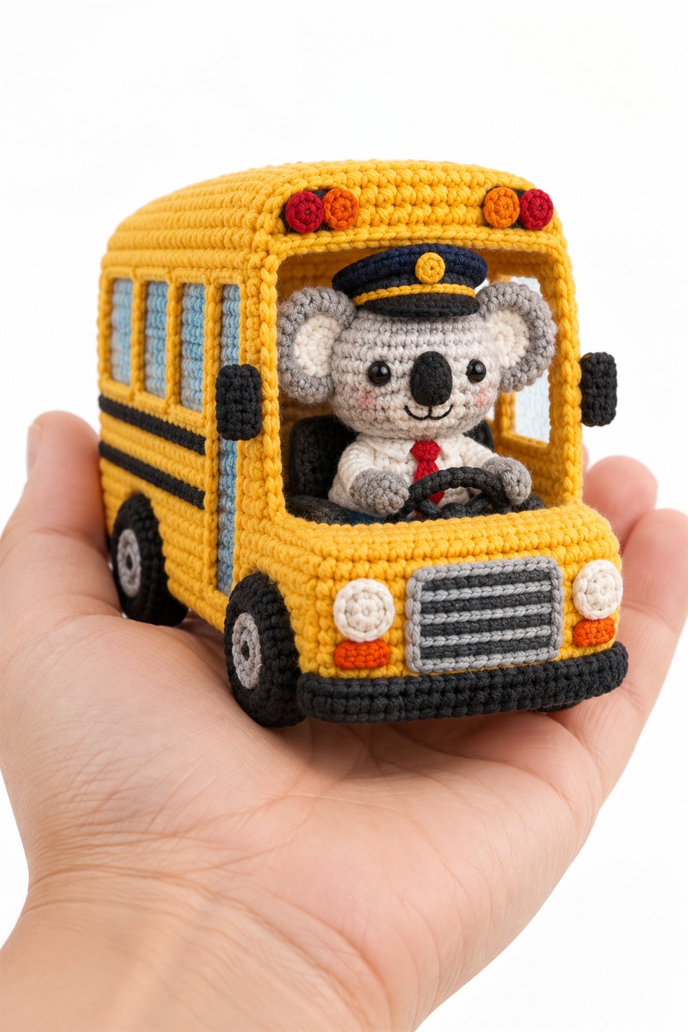 184 Koala Motorista De Onibus - Amigurumi Pattern