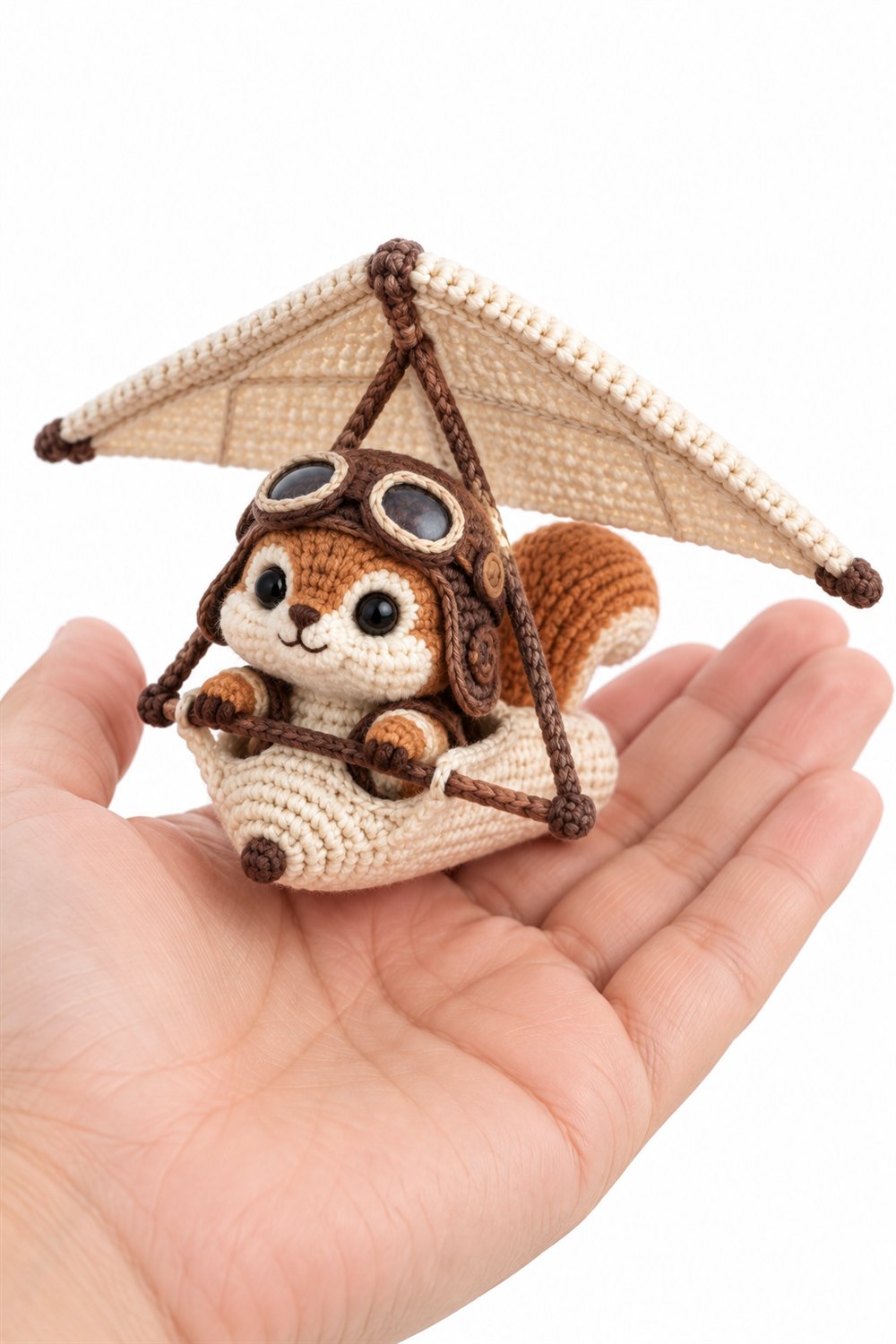 216 Esquilo Voador Piloto - Easy Crochet