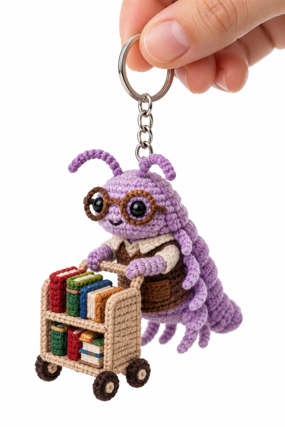How to Crochet 229 Piolho De Cobra Lilas Bibliotecario