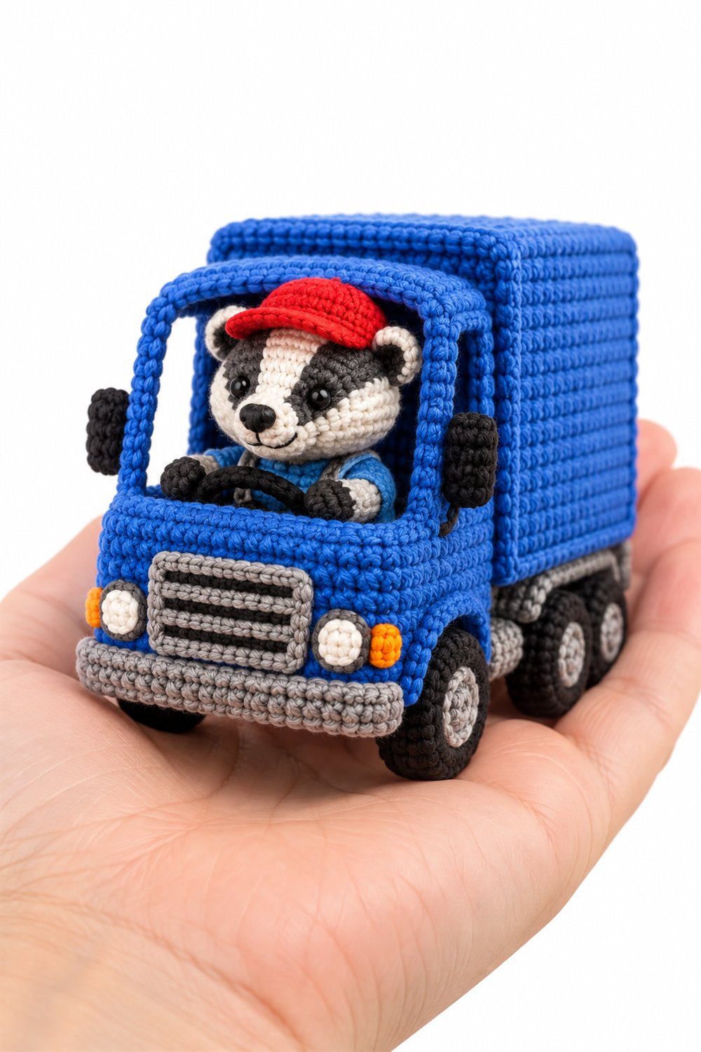 234 Texugo Motorista De Caminhao Crochet Guide