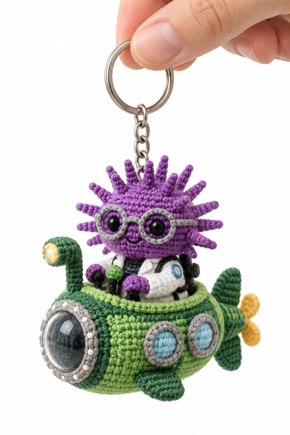 237 Ourico Do Mar Roxo Oceanografo - Amigurumi Pattern