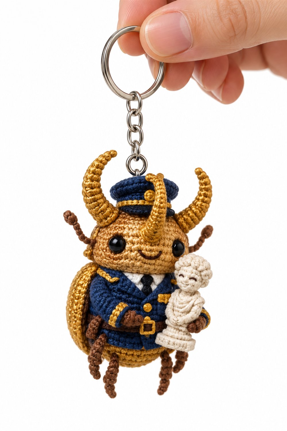 Crochet 241 Escaravelho Dourado Guarda De Museu - Pattern