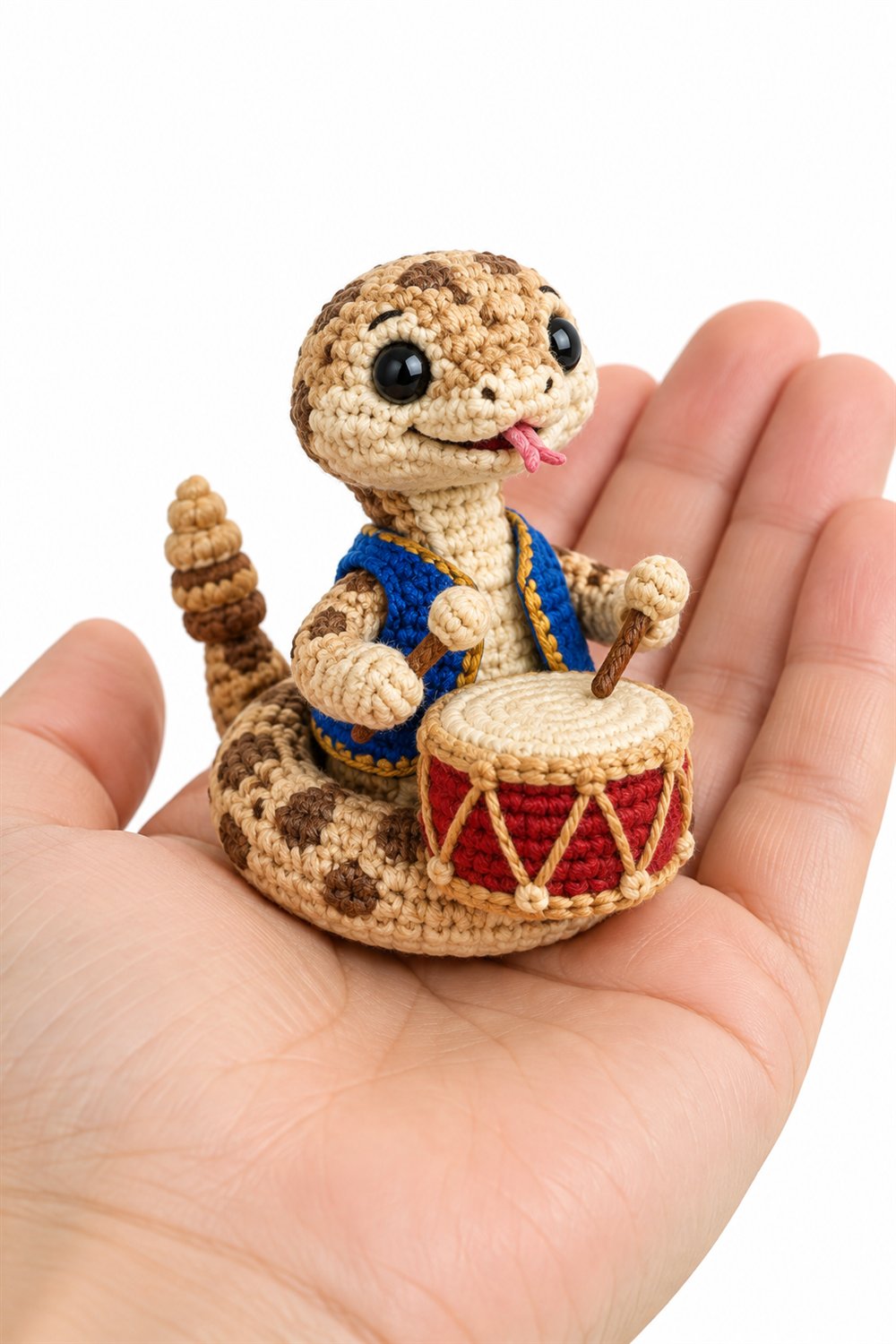 244 Cascavel Fofinha Bege Percussionista - PDF Pattern