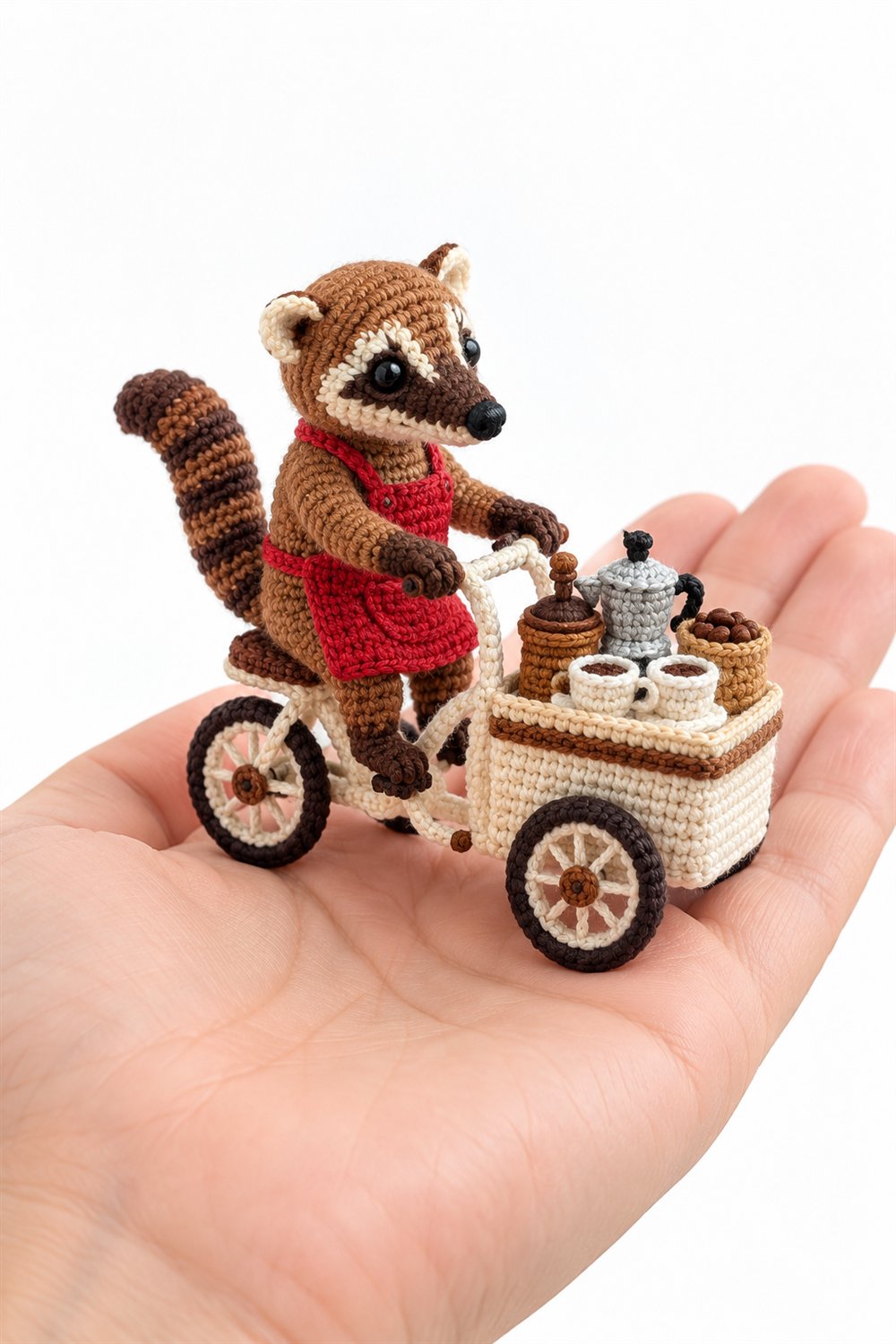 Crochet 250 Quati Marrom Vendedor De Cafe - Pattern