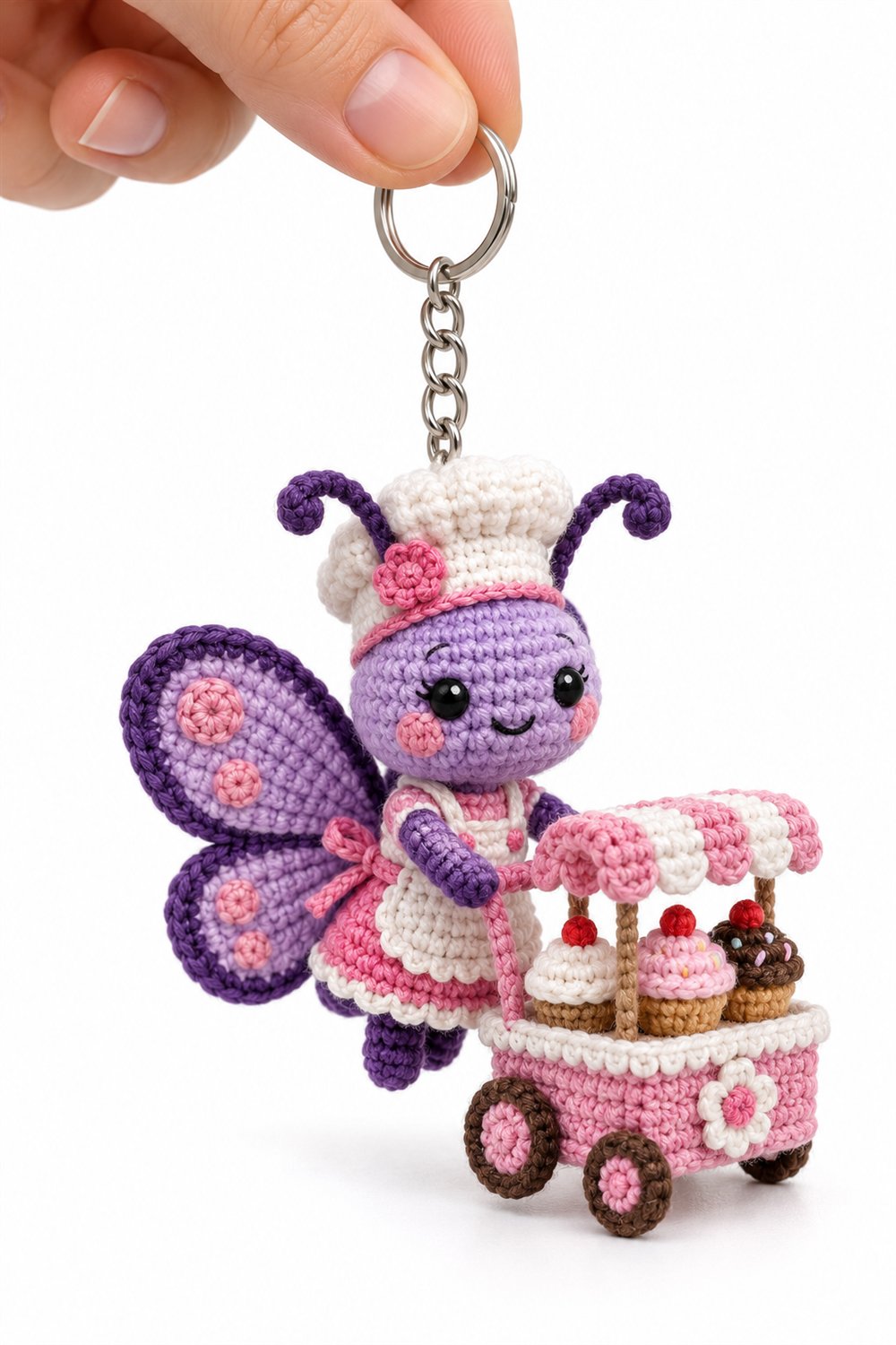 257 Borboleta Violeta Confeiteira - Handmade Pattern