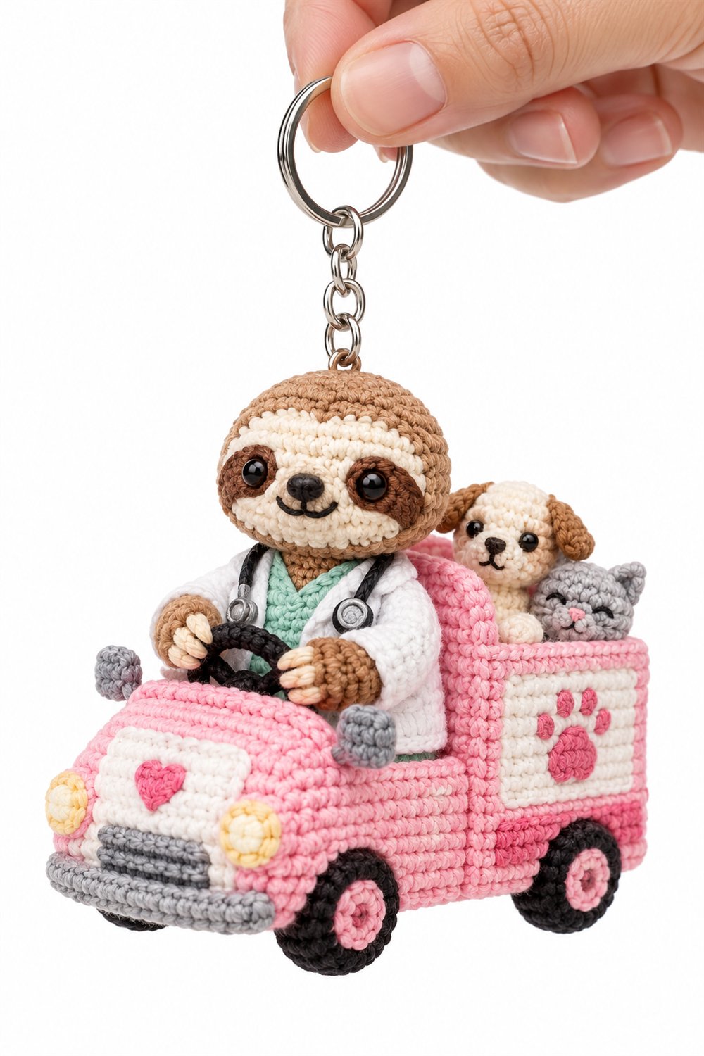 261 Bicho Preguica Veterinario - Crochet Pattern