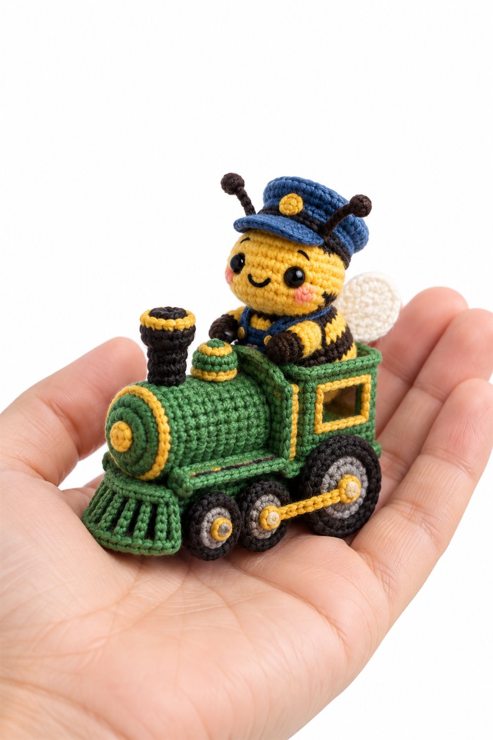 262 Zangao Listrado Motorista De Trem - Amigurumi Pattern