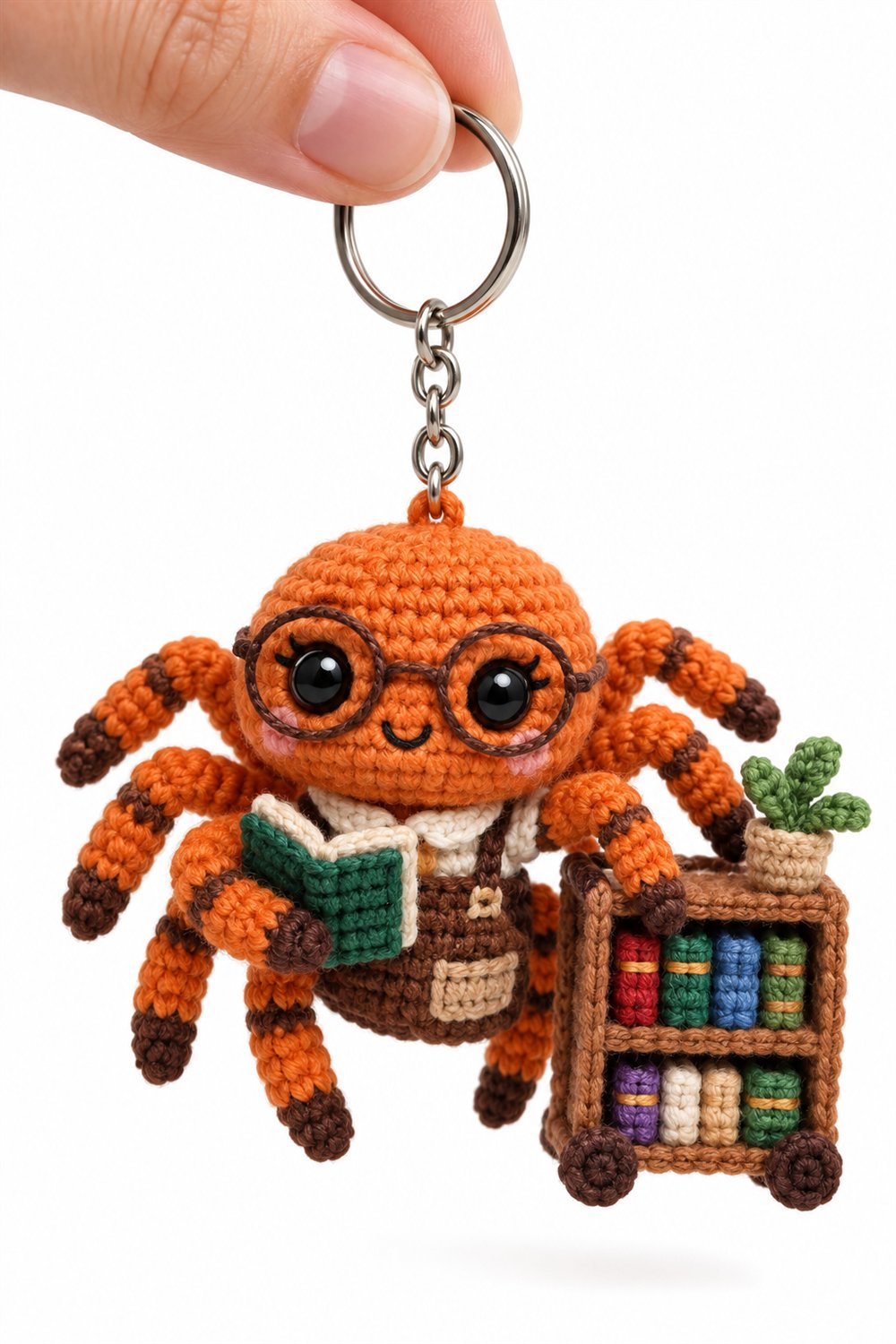 287 Aranha Tecedeira Laranja Bibliotecaria - PDF Pattern