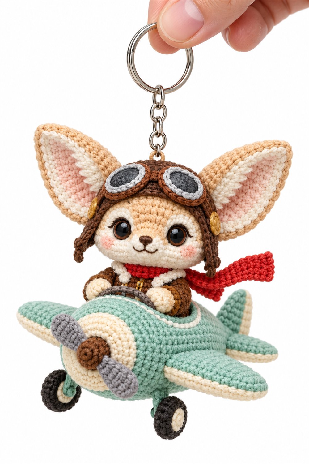 301 Feneco Piloto Em Aviao Menta - Handmade Pattern