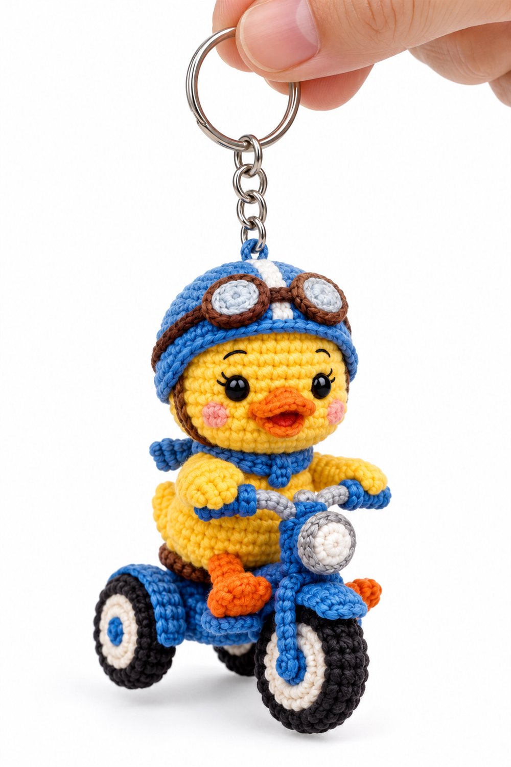 313 Patinho Ciclista Em Triciclo Azul Crochet Guide