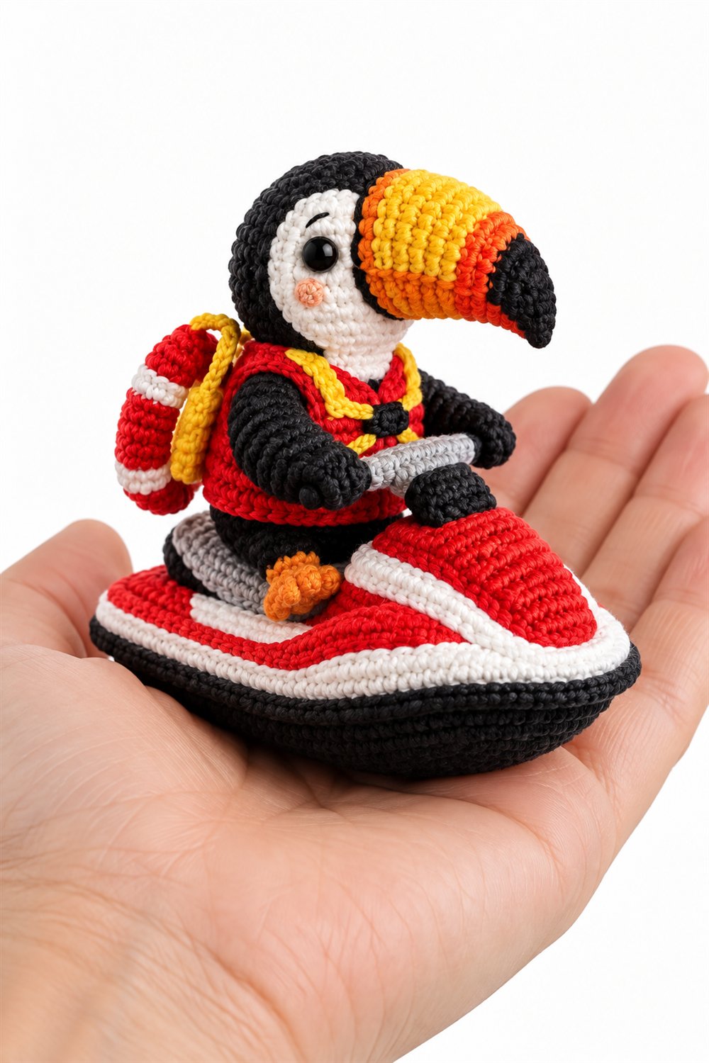 338 Tucano Salva Vidas Em Jet Ski - Handmade Pattern