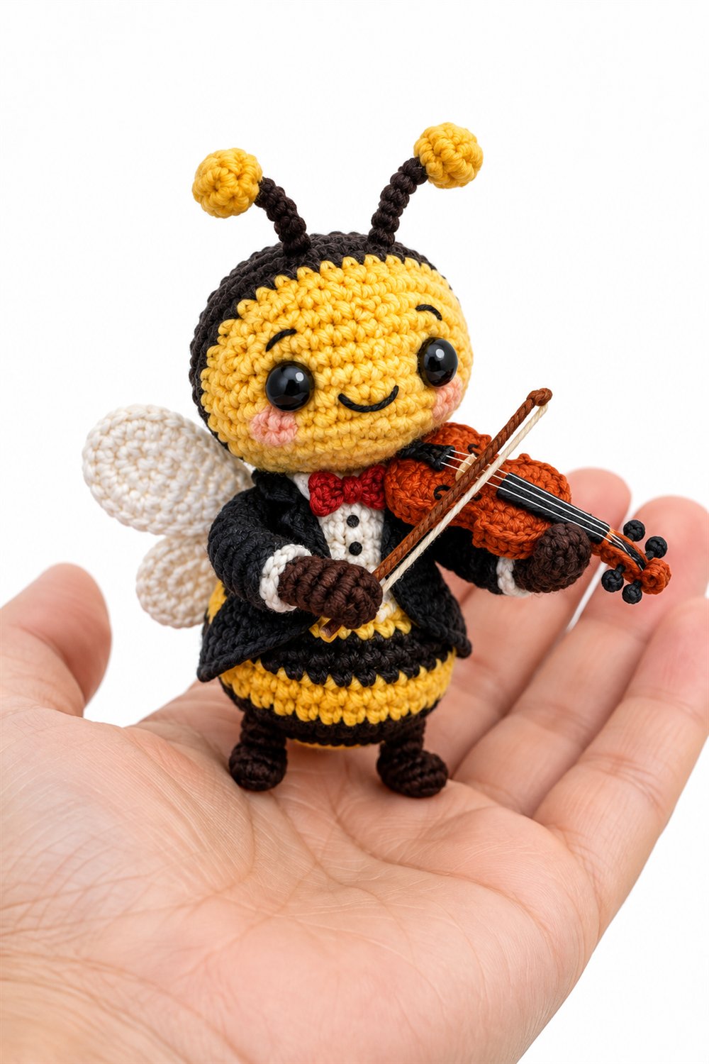362 Abelha Violinista Com Violino - Step by Step