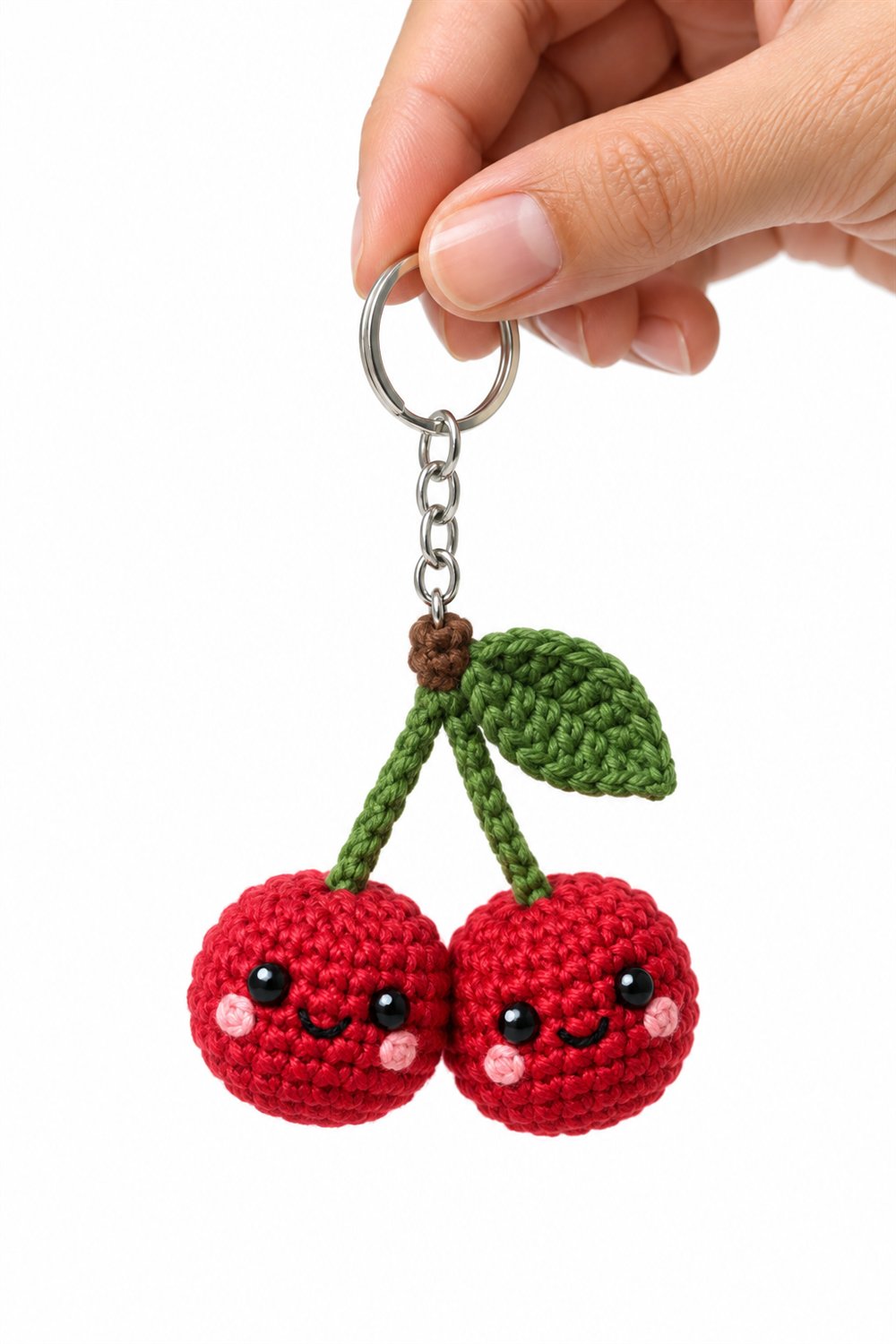How to Crochet 37 Cerejas Gemeas Com Rostinhos
