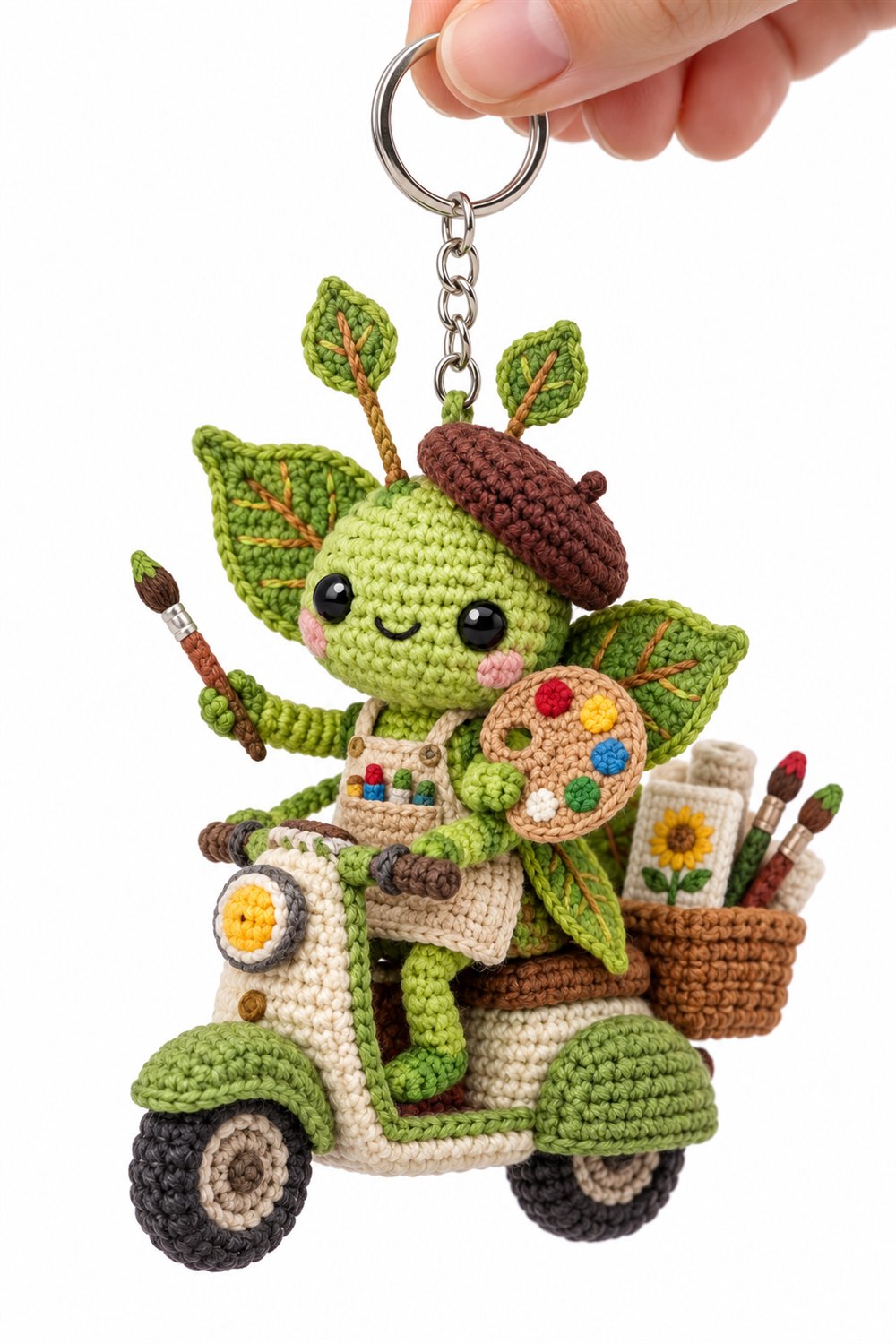 377 Bicho Folha Pintor Com Paleta - PDF Pattern