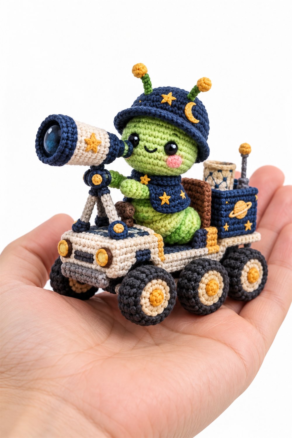 Crochet 392 Lagarta Astronoma Com Telescopio - Pattern