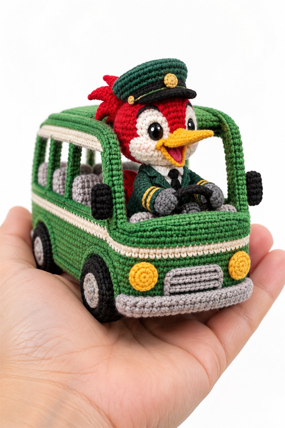 408 Pica Pau Motorista Em Onibus Verde - Step by Step