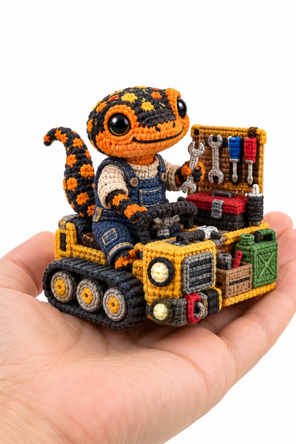 414 Salamandra Mecanica Com Bancada - Crochet Pattern
