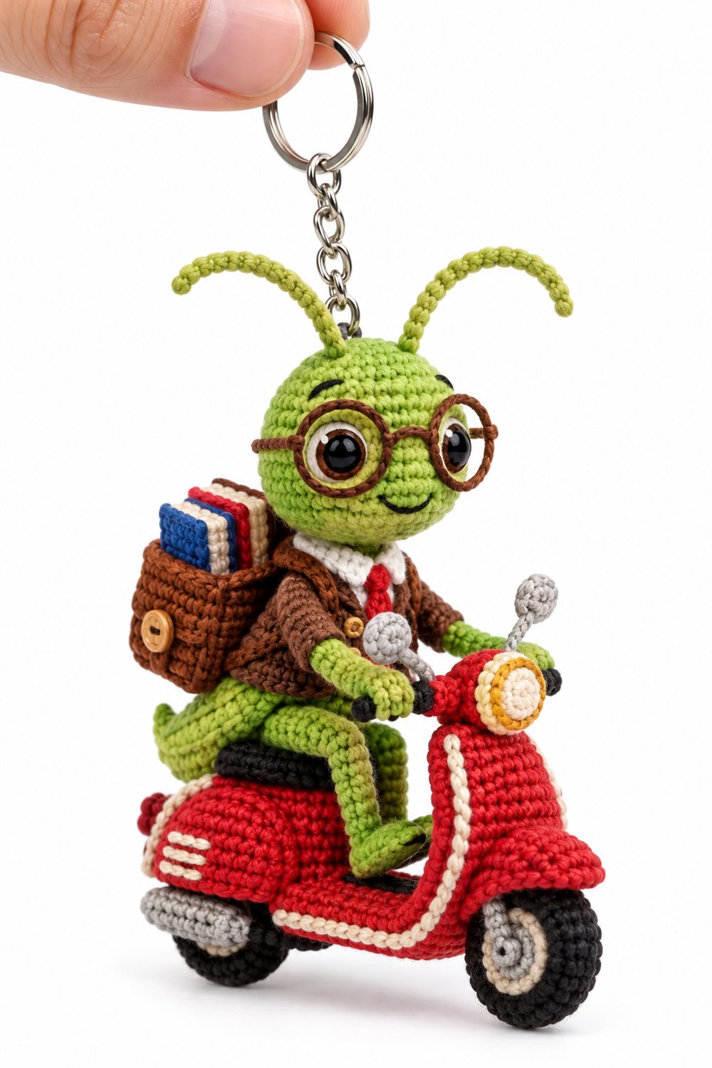 415 Grilo Professor Com Livros E Oculos - Amigurumi Pattern
