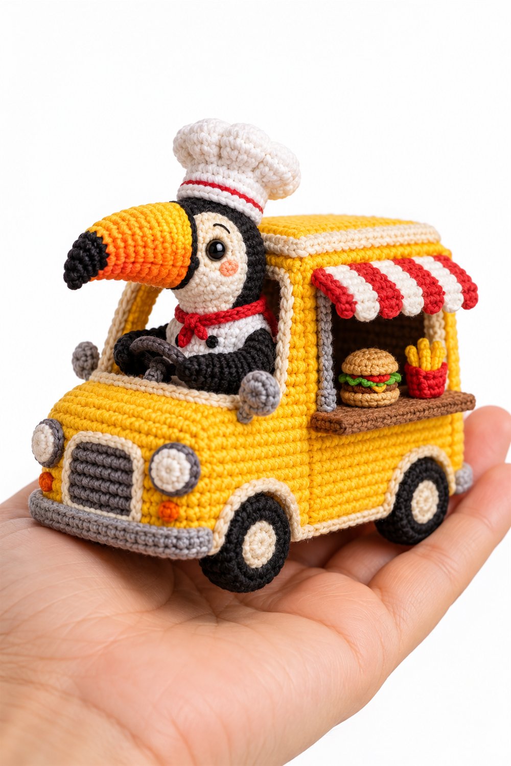 438 Tucano Chef Em Food Truck Amarelo Crochet Guide