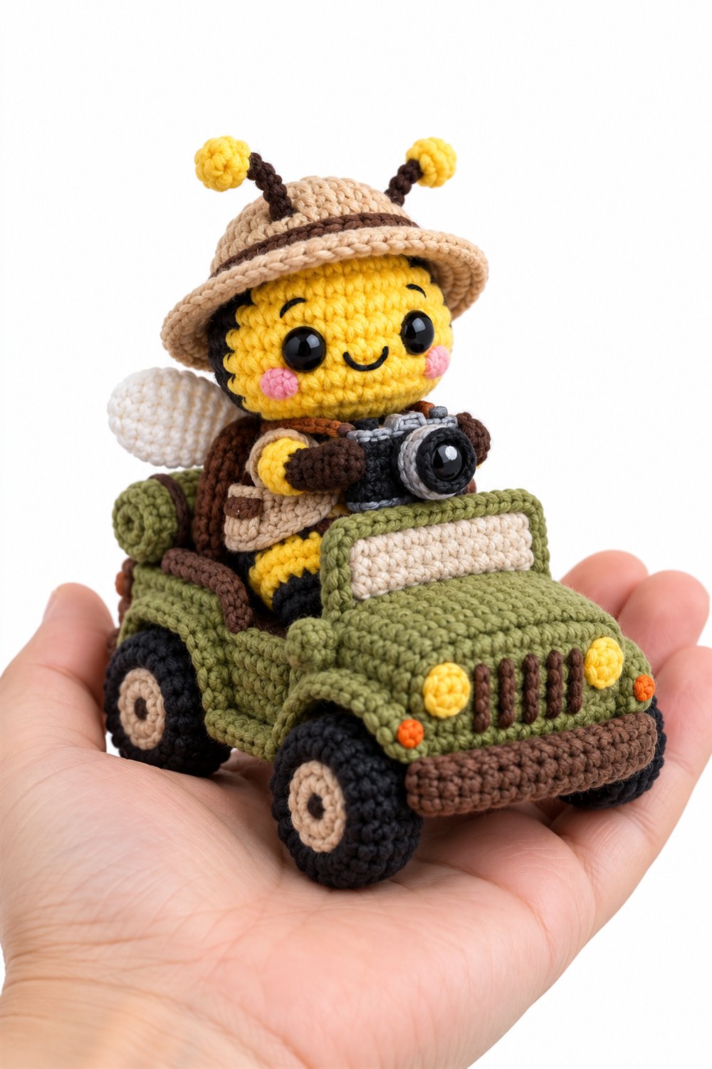 440 Abelhao Fotografo Com Camera - Amigurumi Pattern