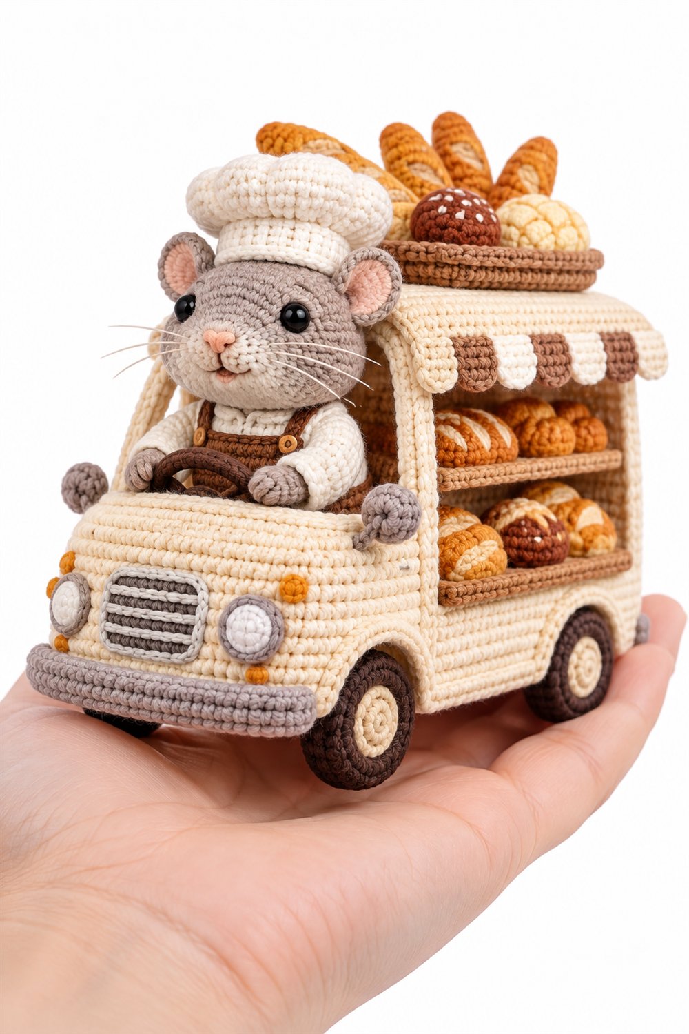 474 Gerbil Cinza Padeiro Em Van De Paes Creme Crochet Guide