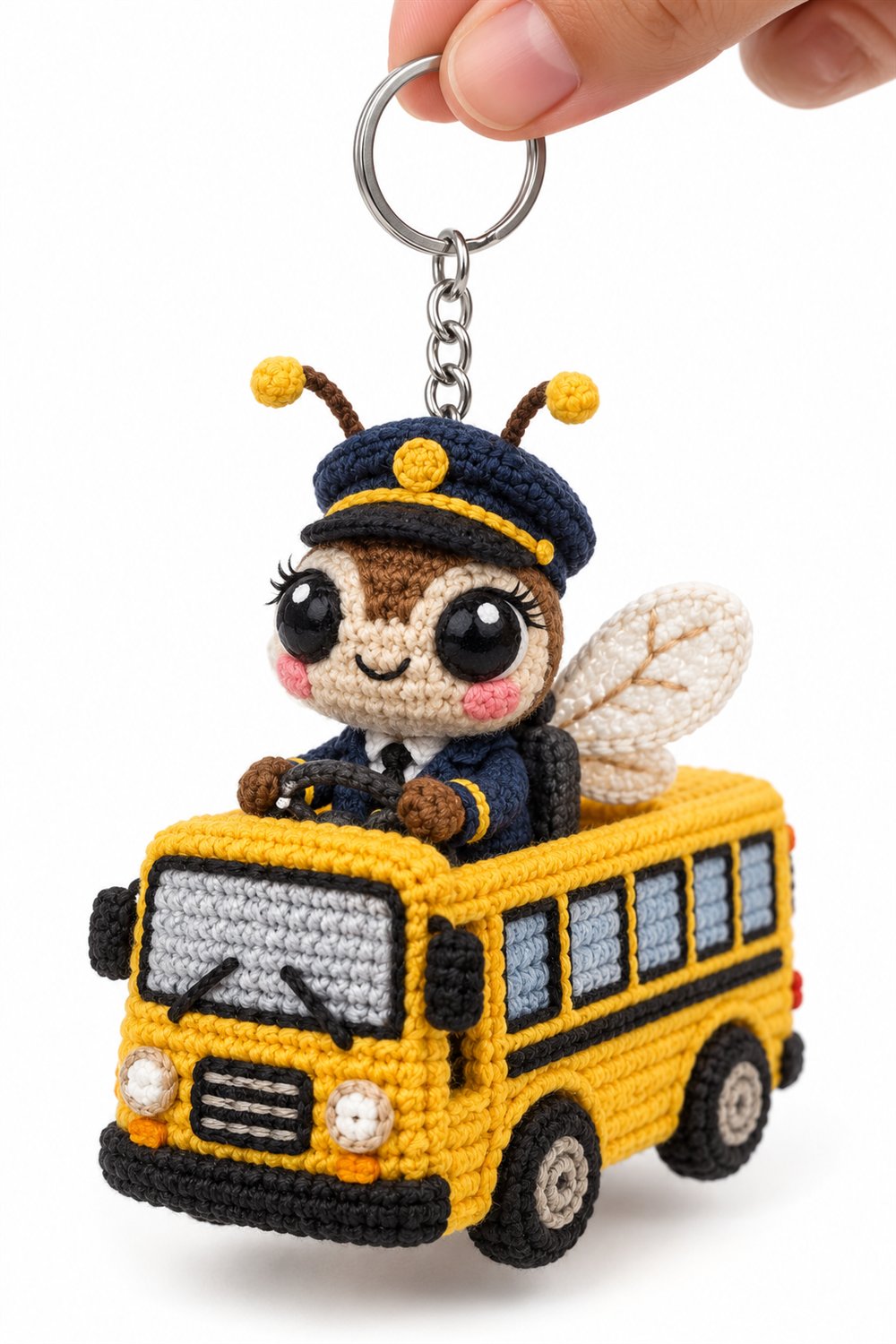 517 Mosca Das Flores Motorista De Onibus Amarelo Crochet Guide