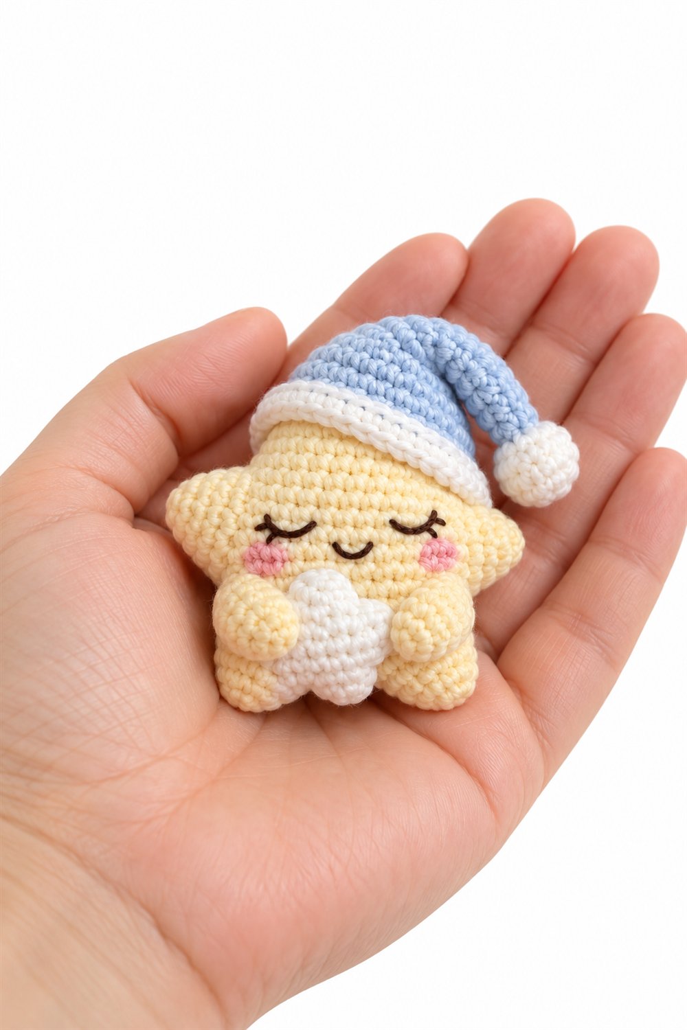 551 Amigurumi Fofo Estrelinha Dorminhoca Com Gorro - Easy Crochet
