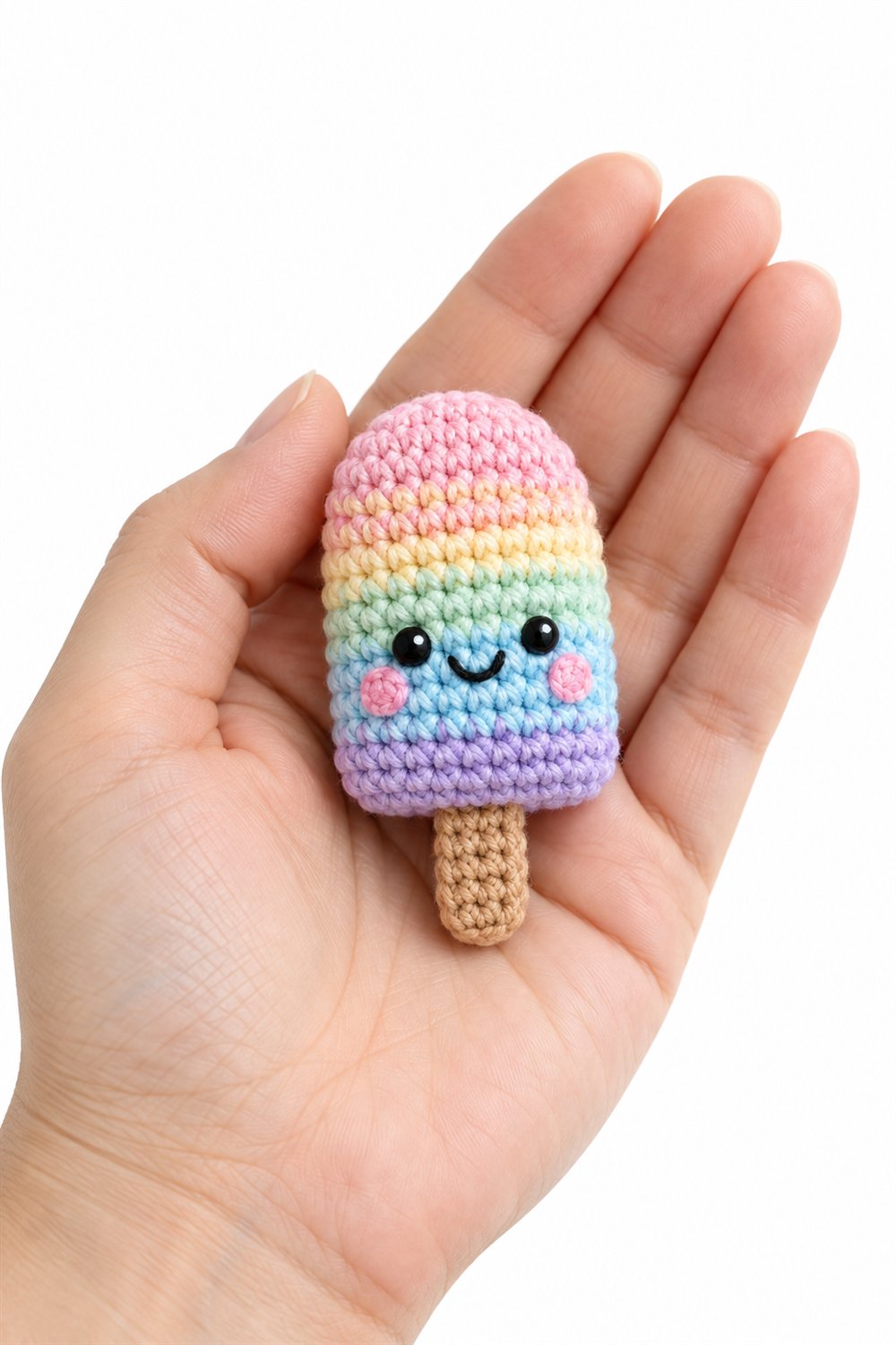 568 Amigurumi Fofo Picole Arco Iris Com Bochechas - Handmade Pattern