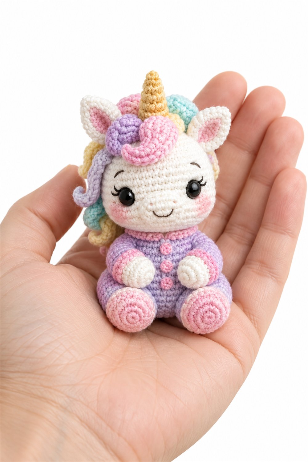 573 Amigurumi Fofo Unicornio Bebe Em Pijama - Amigurumi Pattern