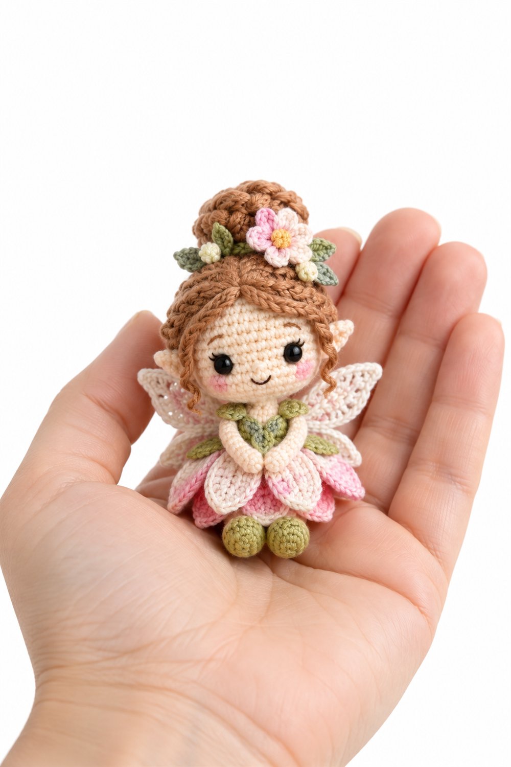 577 Amigurumi Fofo Fada Flor Pequenina - Handmade Pattern