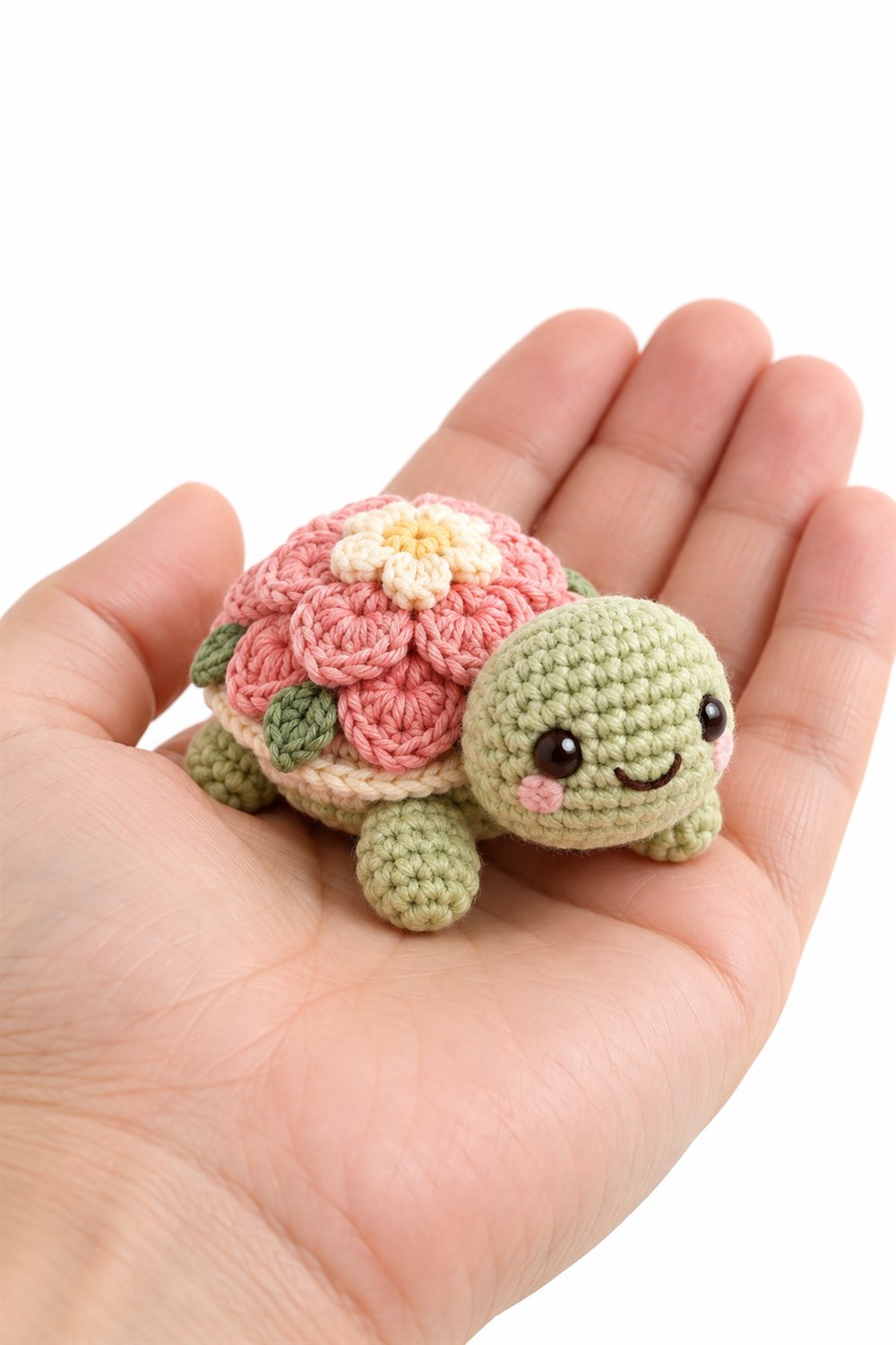How to Crochet 592 Amigurumi Fofo Tartaruguinha Com Casco Flor