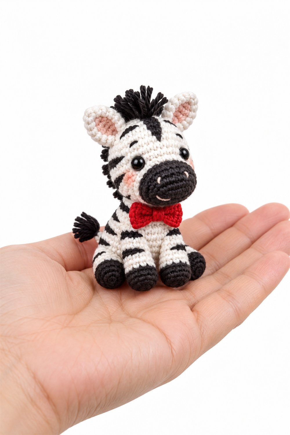 How to Crochet 60 Zebra Com Laco Vermelho