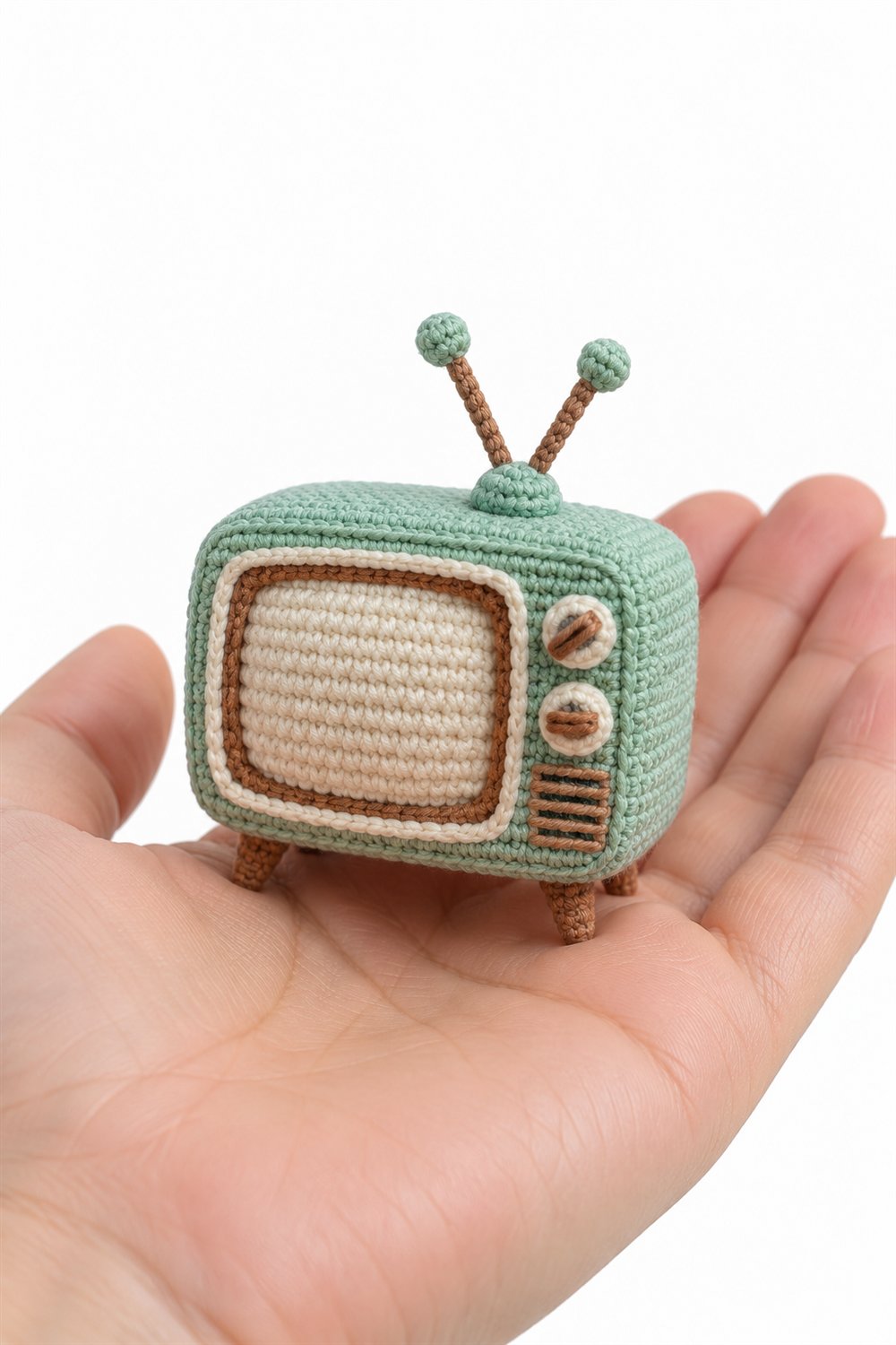 Crochet 604 Televisao Vintage Menta - Pattern