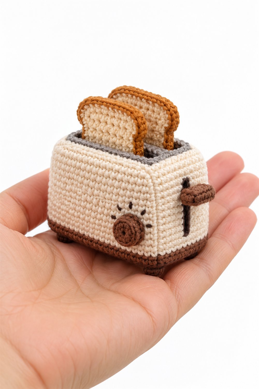 How to Crochet 619 Torradeira Com Torradas